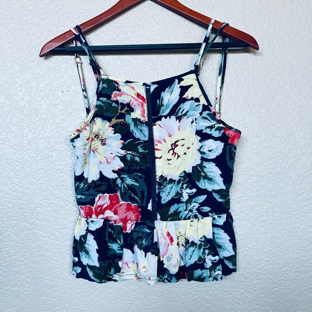 Minkpink Flowy Summer Floral Crop Top XS